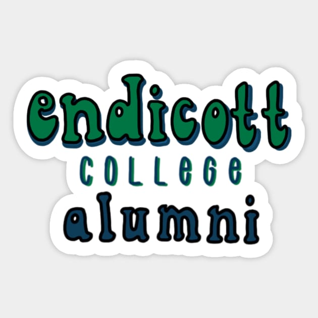 Endicott college alumni Sticker by nicolecella98